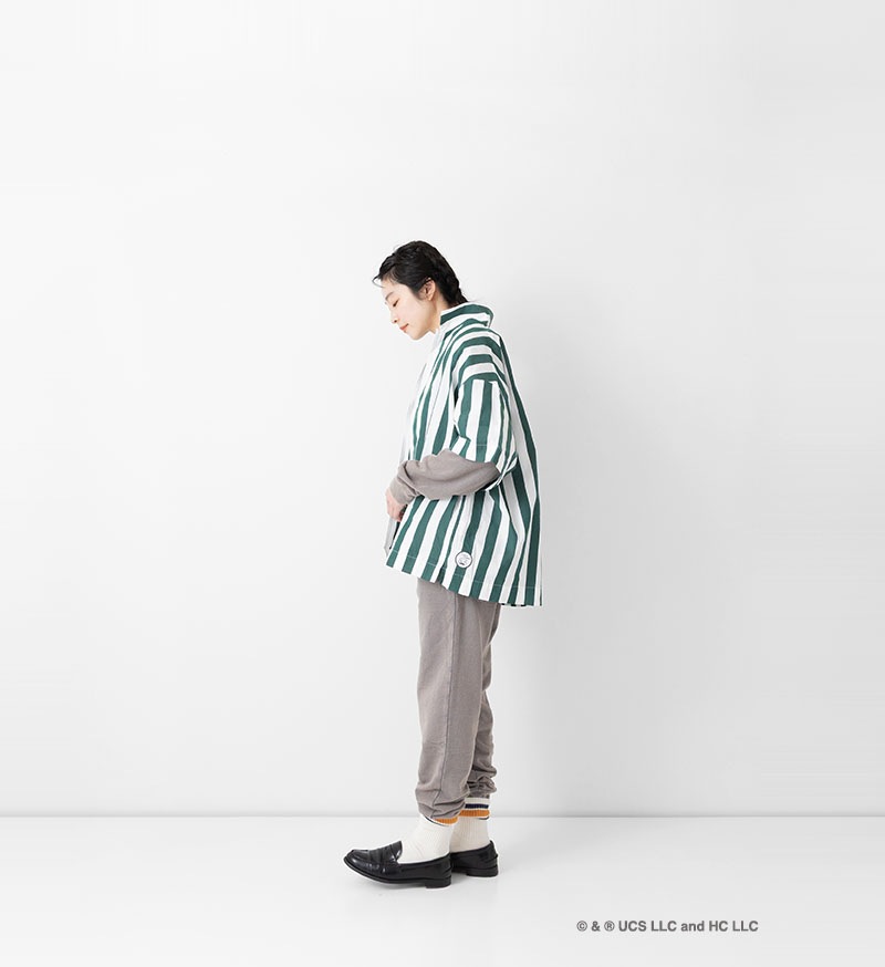 《Curious George × Veritecoeur》<br>GC-005<br>オープンカラーシャツ