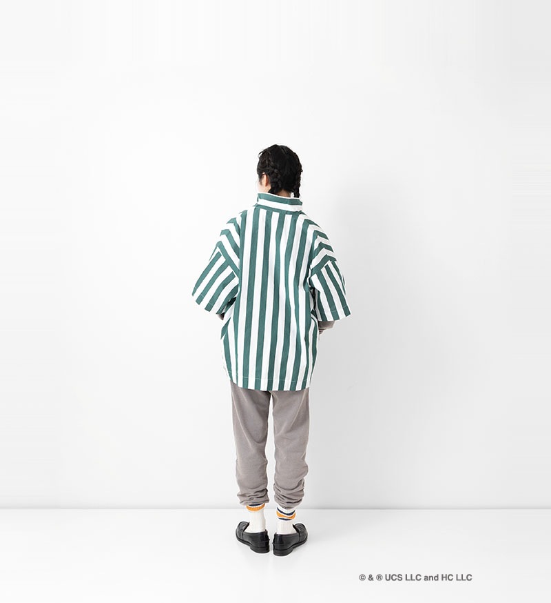 《Curious George × Veritecoeur》<br>GC-005<br>オープンカラーシャツ