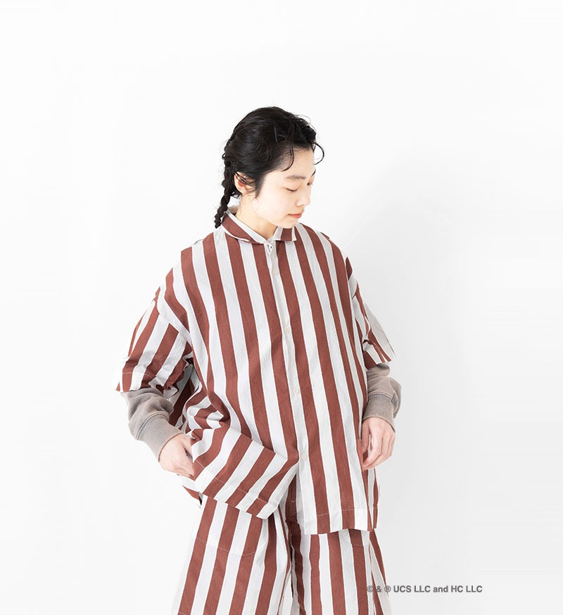《Curious George × Veritecoeur》<br>GC-005<br>オープンカラーシャツ