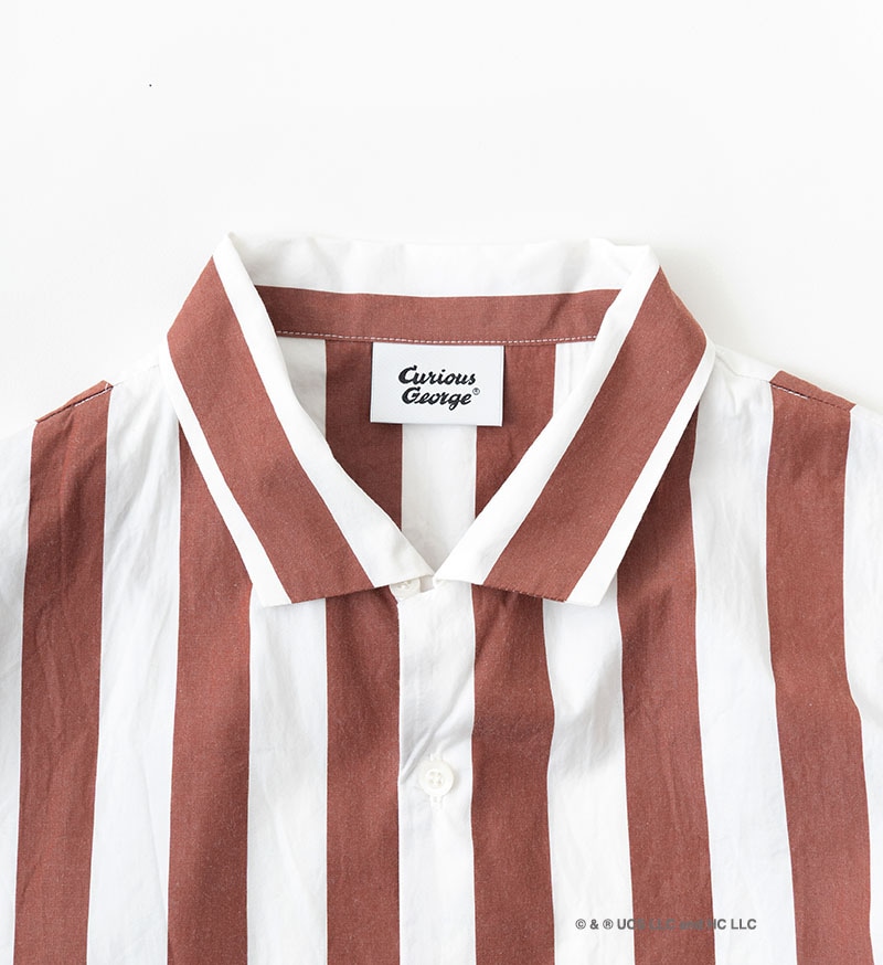 《Curious George × Veritecoeur》<br>GC-005<br>オープンカラーシャツ