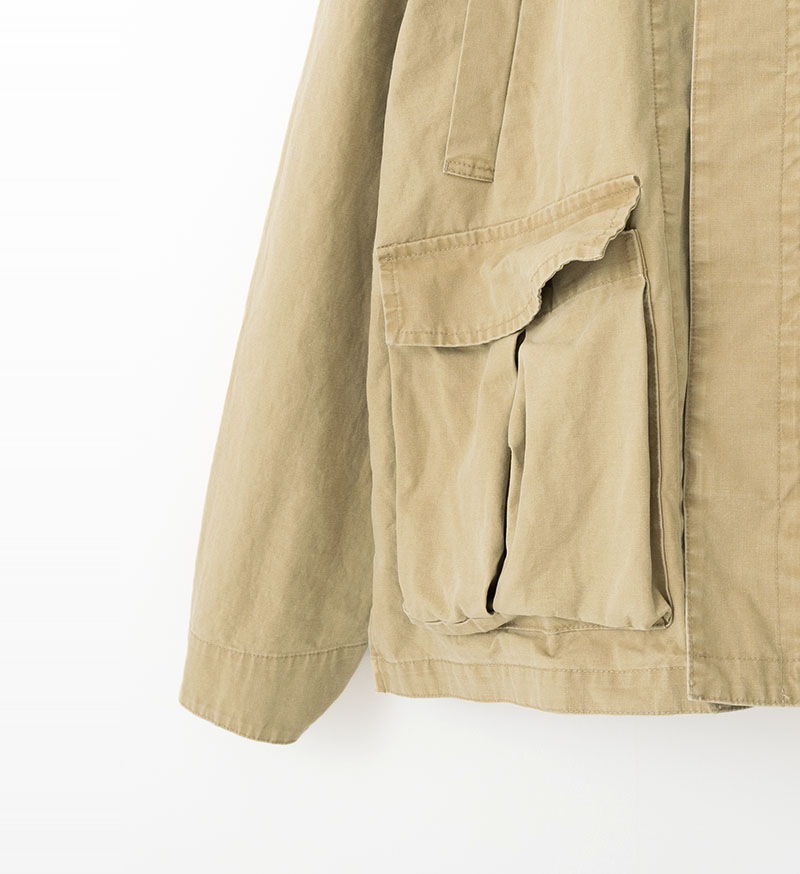 【りこりこ】malle クラシックワーカーサテンサンカク衿ワークジャケット VC-2820<br>ワークジャケット - COLLECTION - Veritecoeur(ヴェリテクール)