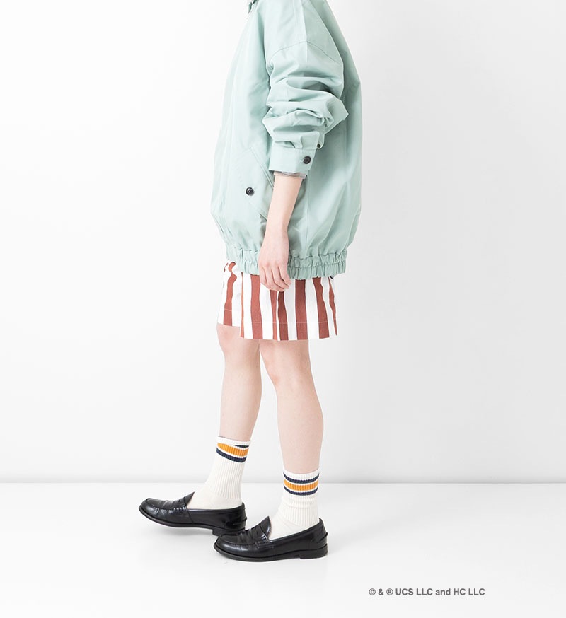 《Curious George × Veritecoeur》<br>GC-006<br>ショートパンツ