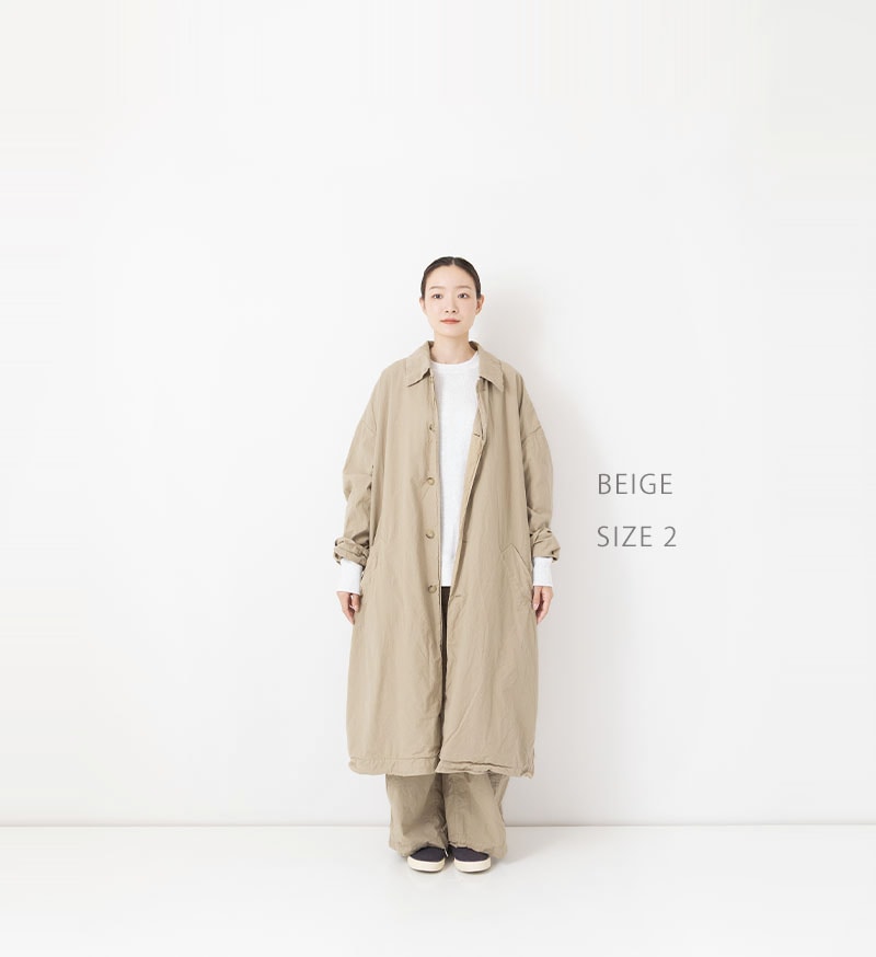 ST-201 コットンシルクコート - BASIC - Veritecoeur(ヴェリテ