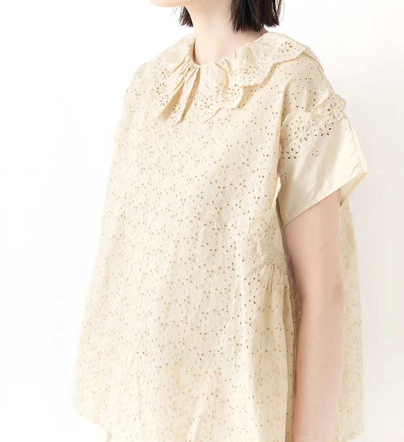 LTD-058 レースカラーノースリーブ