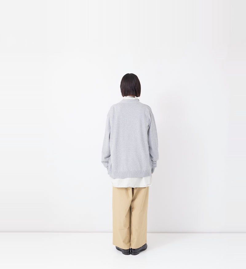 veritecoeur（ヴェリテクール）| ユニセックス カーディガン Veritecoeur ヴェリテクール 無撚糸コットンパイルカーディガン VCC