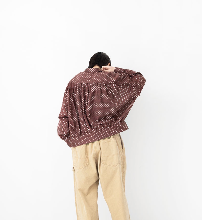 VC-2823<br>ドットギャザーブラウス - COLLECTION - Veritecoeur