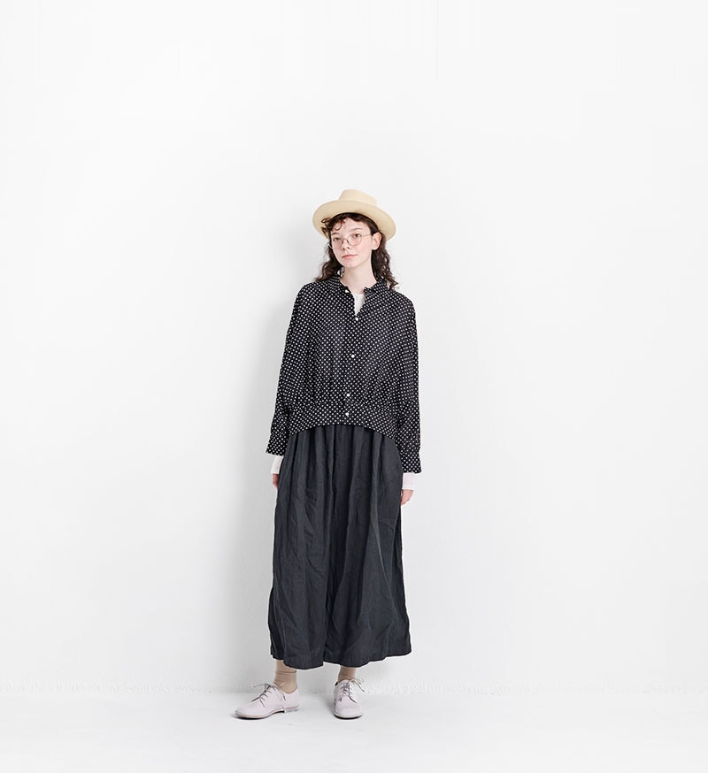 VC-2823<br>ドットギャザーブラウス - COLLECTION - Veritecoeur