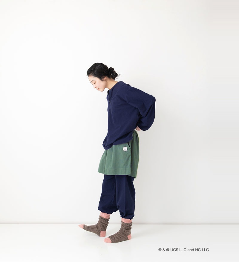 《Curious George × Veritecoeur》GC-010<br>シャーリングショーツ