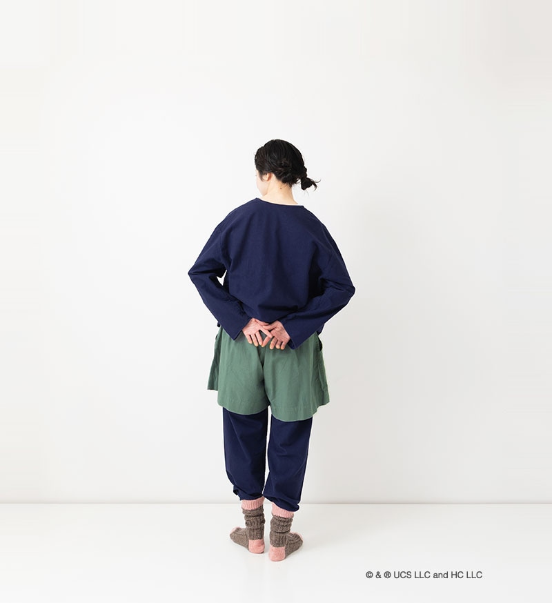 《Curious George × Veritecoeur》GC-010<br>シャーリングショーツ