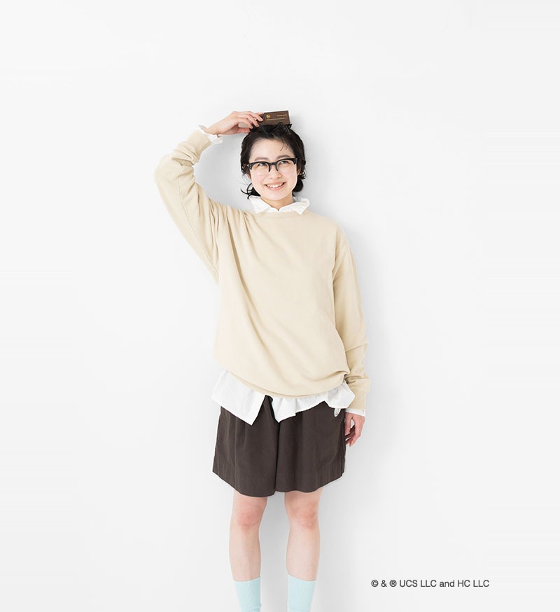 《Curious George × Veritecoeur》GC-010<br>シャーリングショーツ