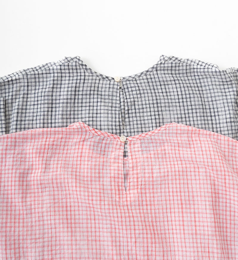 《Veritecoeur Shop & online shop 限定》<br>SP-012<br>CHECK PULLOVER