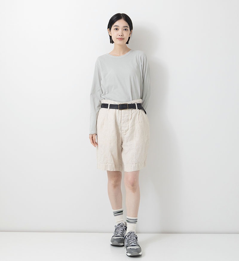 ※Veritecoeur online 限定※NT-067 強撚天竺クルーネックロングスリーブ