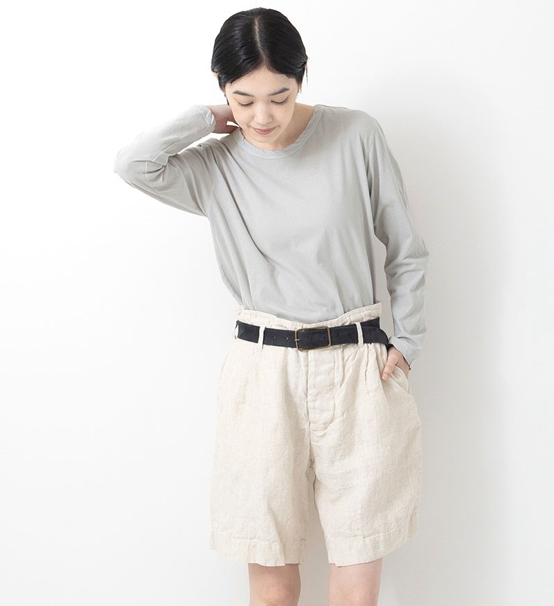 ※Veritecoeur online 限定※NT-067 強撚天竺クルーネックロングスリーブ