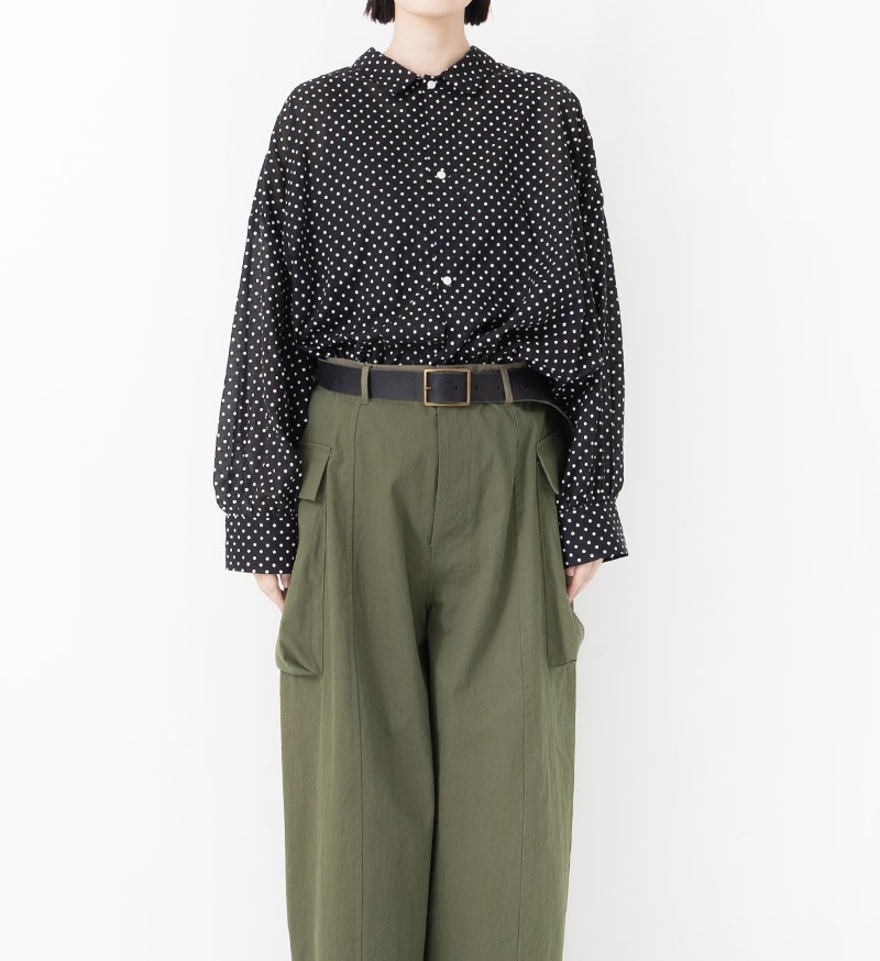 ヴェリテクール VC-2522 カーゴパンツ M ブラック The Viridi-anne - Water Repellent Stretch Cargo Rib Pants