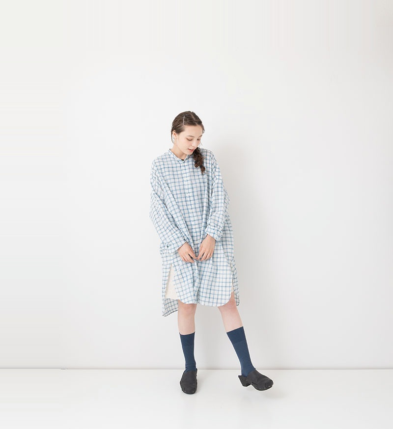 《Veritecoeur Shop & online shop 限定》<br><br>SP-013<br>CHECK SHIRT
