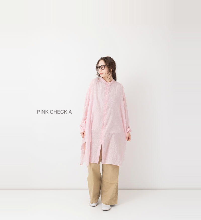 《Veritecoeur Shop & online shop 限定》<br><br>SP-013<br>CHECK SHIRT