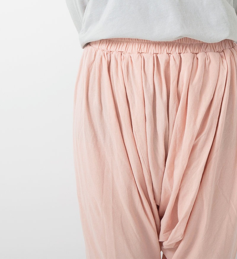 ※Veritecoeur online 限定※<br>NT-068<br> 強撚天竺サルエルパンツ