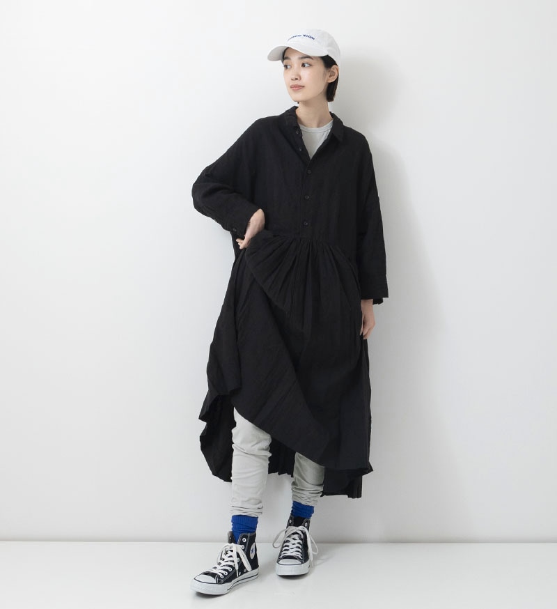 ※Veritecoeur online 限定※<br>NT-068<br> 強撚天竺サルエルパンツ