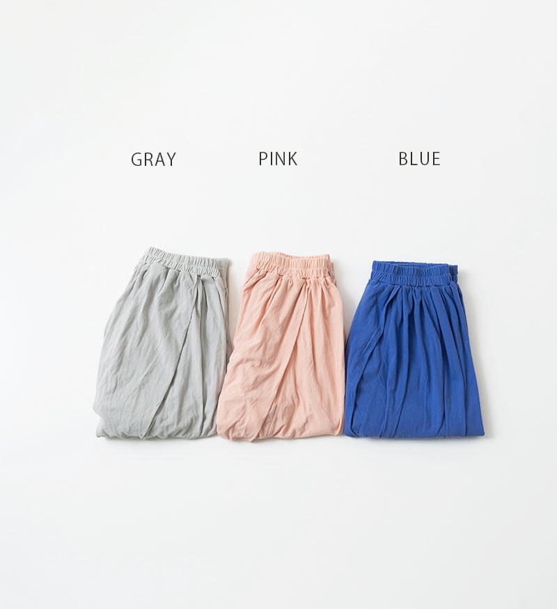 ※Veritecoeur online 限定※<br>NT-068<br> 強撚天竺サルエルパンツ