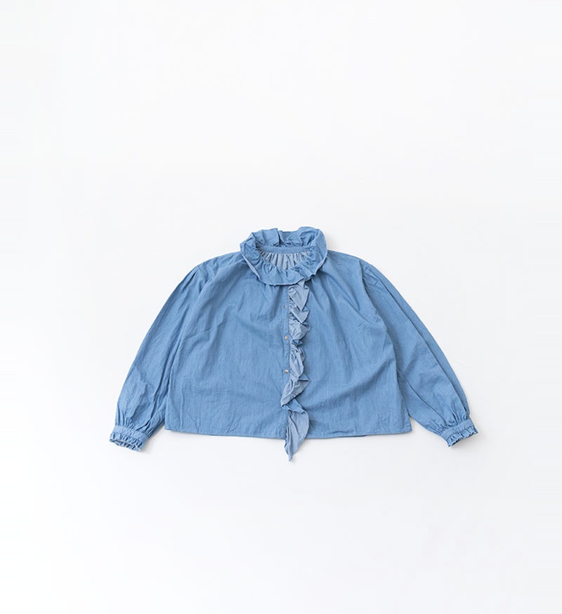 Veritecoeur本店 購入 YVES ANDRIEUX / イヴアンドリュー French cotton BAG LARGE * ショルダー バッグ レディース LTD-123\u003cbr\u003eFrill Blouse - Limited - Veritecoeur(ヴェリテクール)