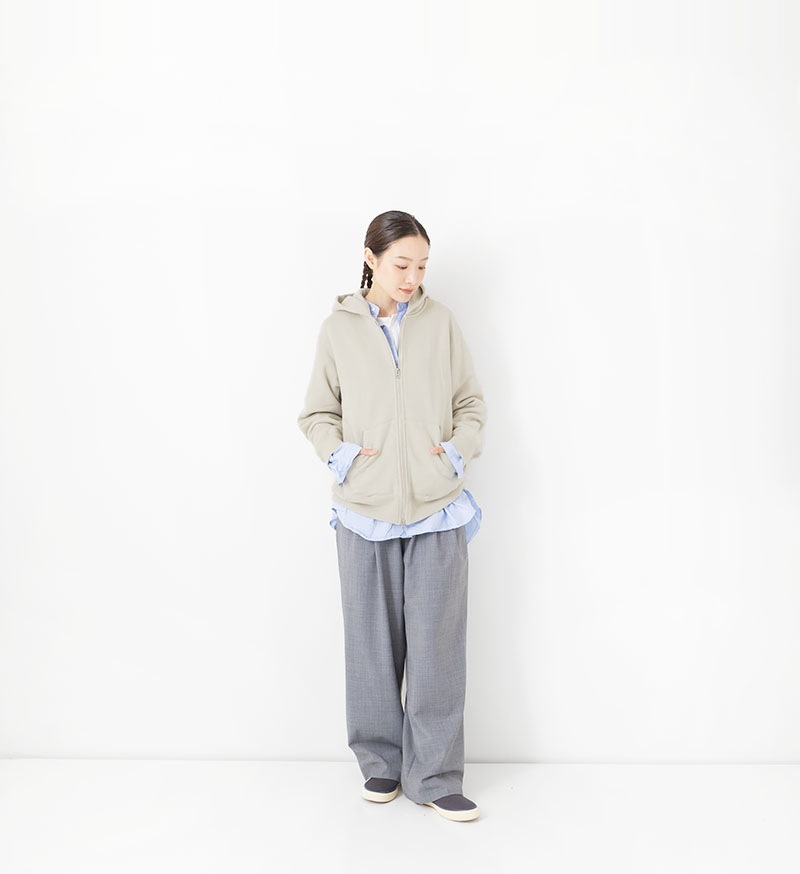 VCC-518U<br>ユニセックスジップアップフードスウェット