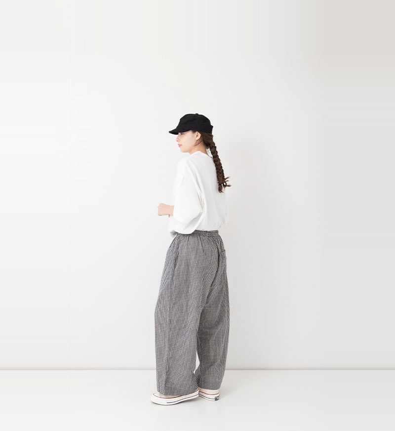 《Veritecoeur Shop & online shop 限定》<br>SP-014<br>CHECK PANTS