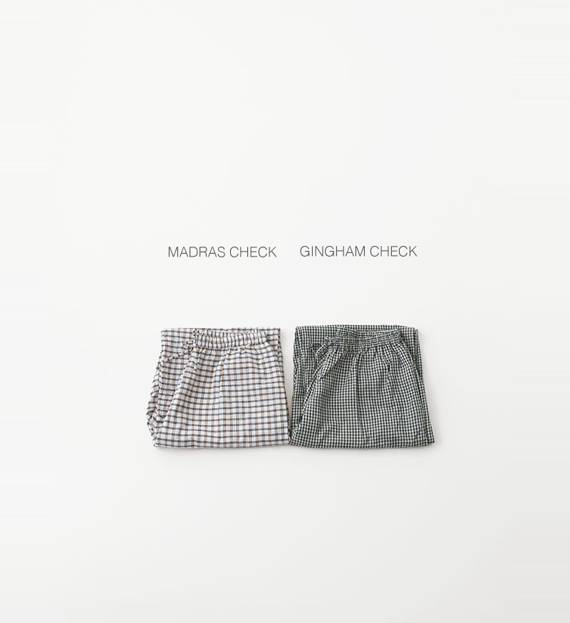 《Veritecoeur Shop & online shop 限定》<br>SP-014<br>CHECK PANTS