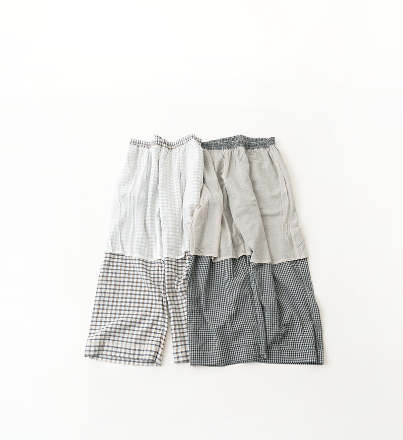 《Veritecoeur Shop & online shop 限定》<br>SP-014<br>CHECK PANTS