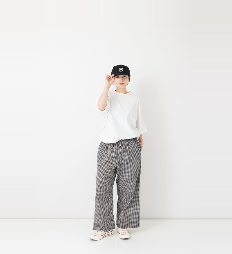 《Veritecoeur Shop & online shop 限定》<br>SP-014<br>CHECK PANTS