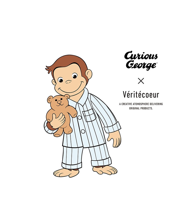 《Curious George × Veritecoeur》<br>GCC-003<br>ロングTee