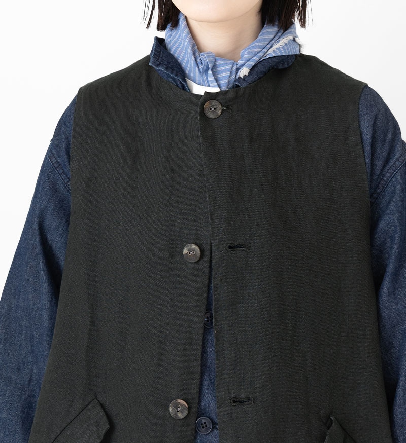 VC-2828<br>ガーメントダイリバーシブルベスト - COLLECTION