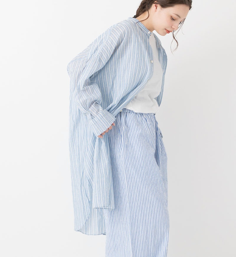 《Veritecoeur Shop & online shop 限定》<br>SP-018<br>STRIPE SHIRT