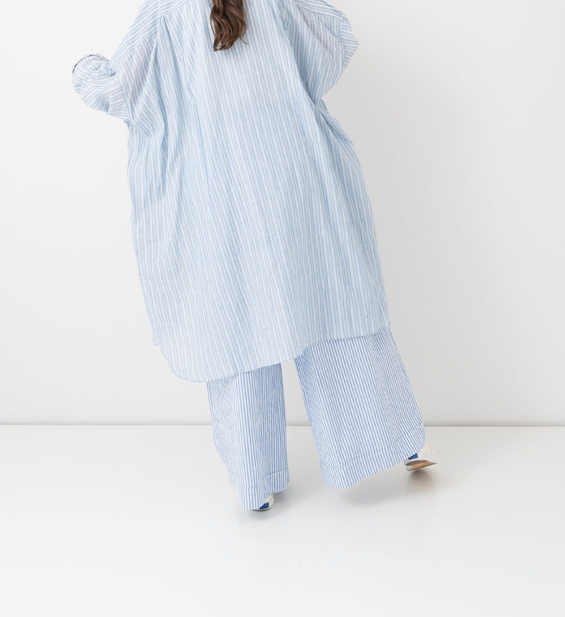 《Veritecoeur Shop & online shop 限定》<br>SP-019<br>STRIPE PANTS