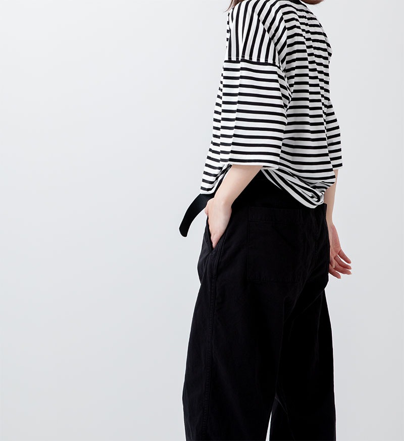 【SALE】ST-042C ヴァティカルポケットデニム / COTTON100%