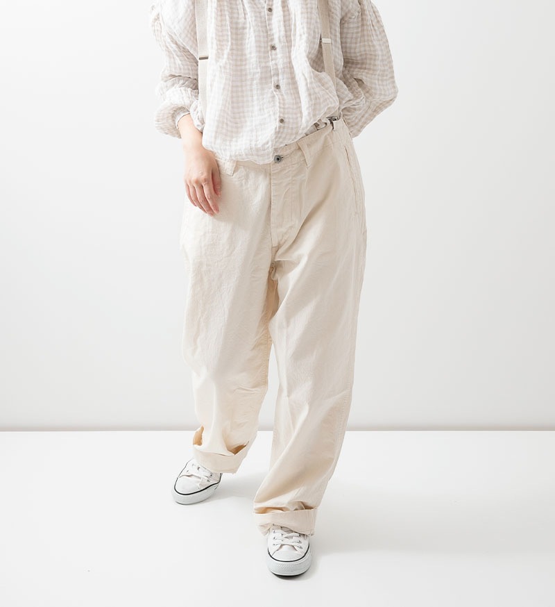 【SALE】ST-042C ヴァティカルポケットデニム / COTTON100%