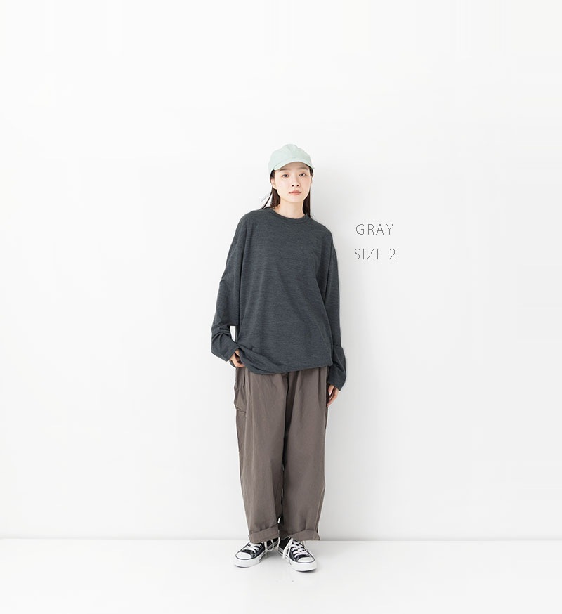 VCC-521U<br>ユニセックス preshrunk wool L/S