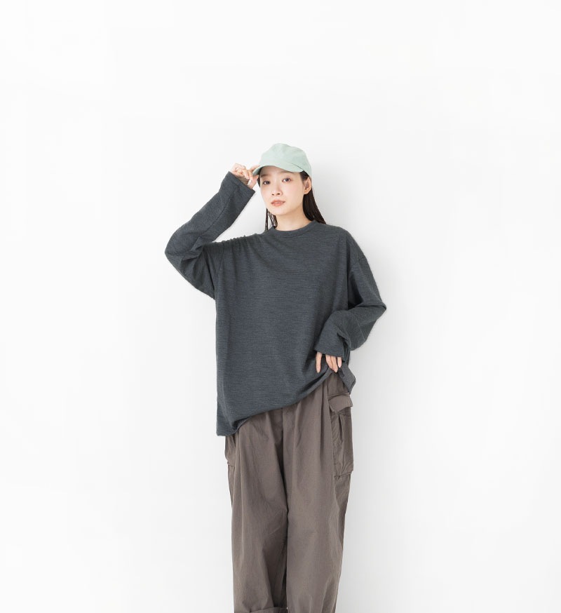 VCC-521U<br>ユニセックス preshrunk wool L/S