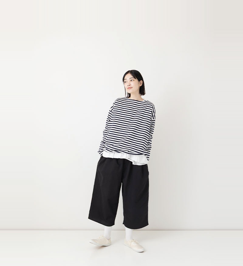 Veritecoeur_Ligne<br>NT-130<br>ボーダーカットソー - FEATURE
