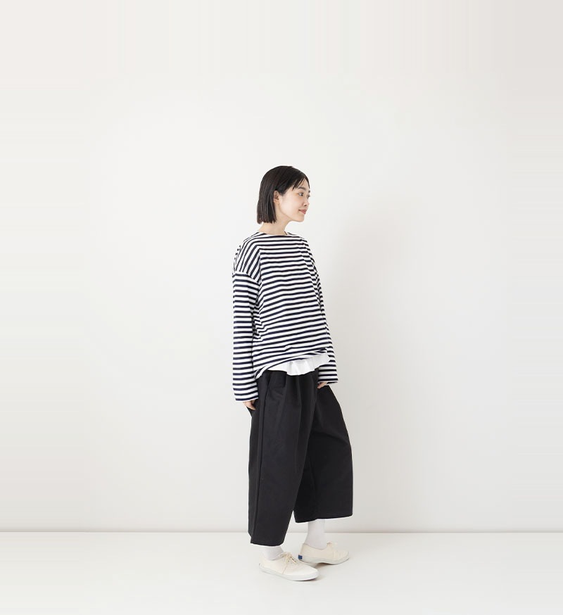 Veritecoeur_Ligne<br>NT-130<br>ボーダーカットソー