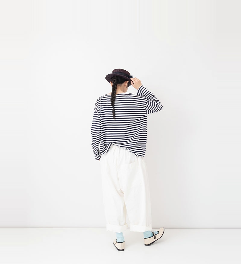 Veritecoeur_Ligne<br>NT-130<br>ボーダーカットソー