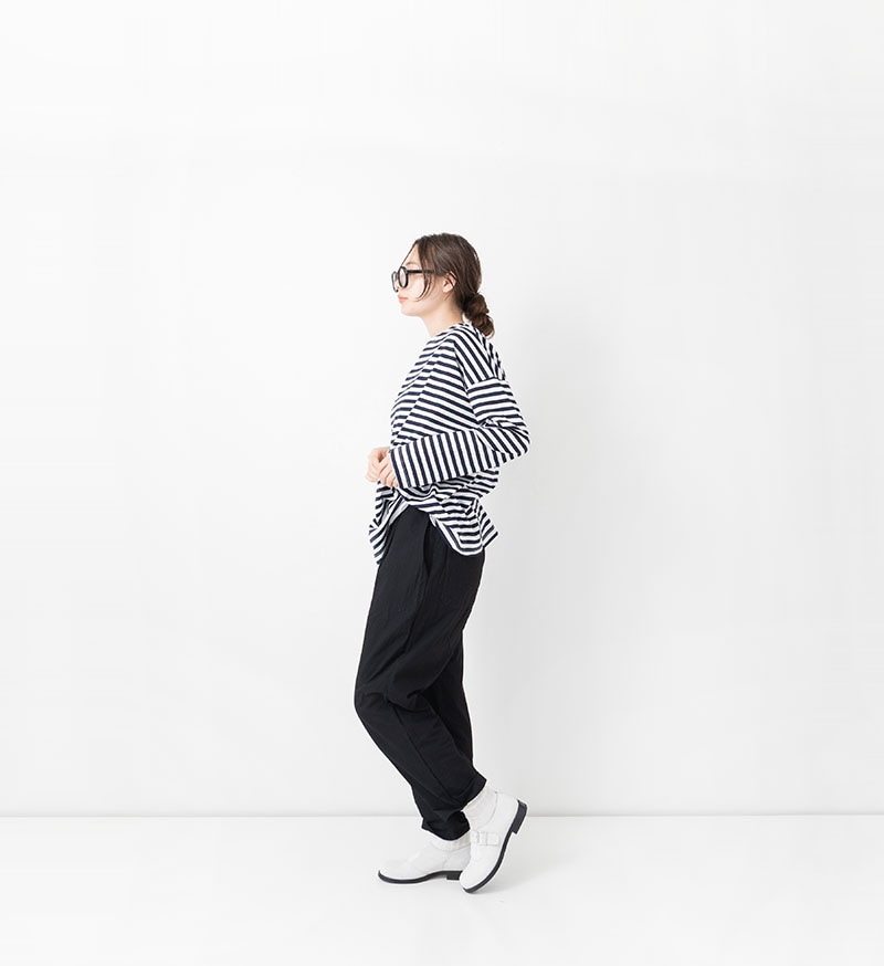 Veritecoeur_Ligne<br>NT-130<br>ボーダーカットソー
