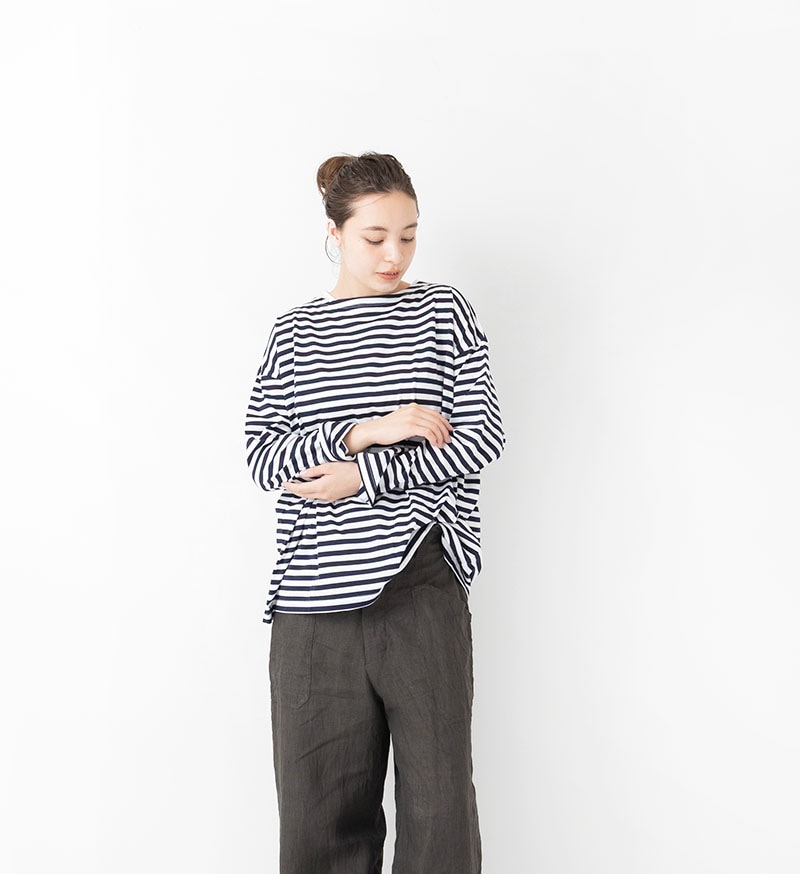 Veritecoeur_Ligne<br>NT-130<br>ボーダーカットソー