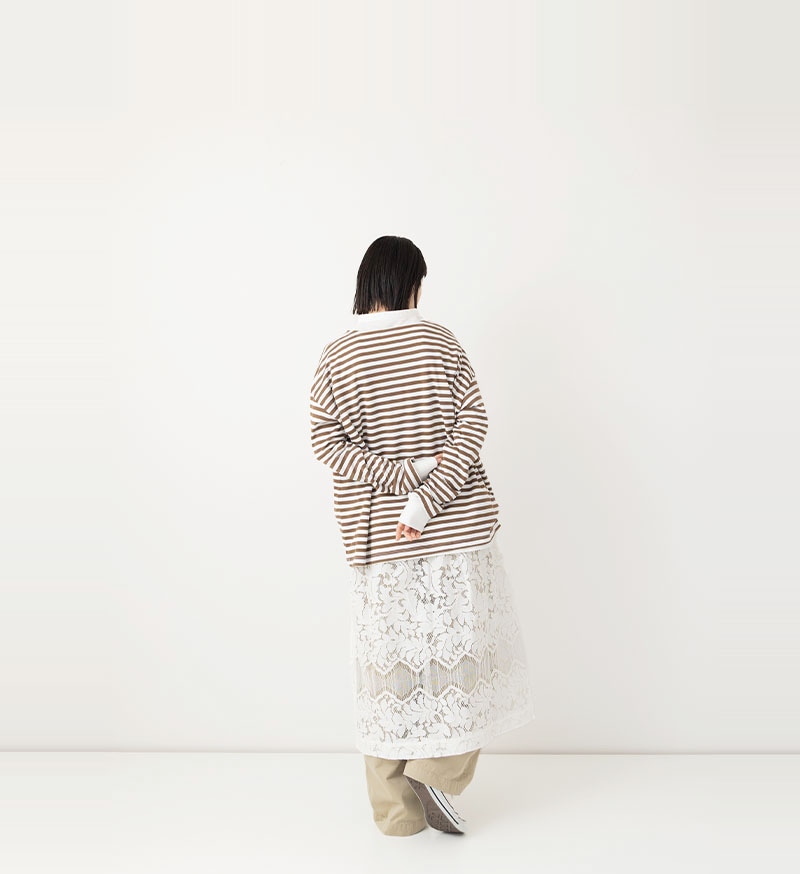 Veritecoeur_Ligne<br>NT-130<br>ボーダーカットソー