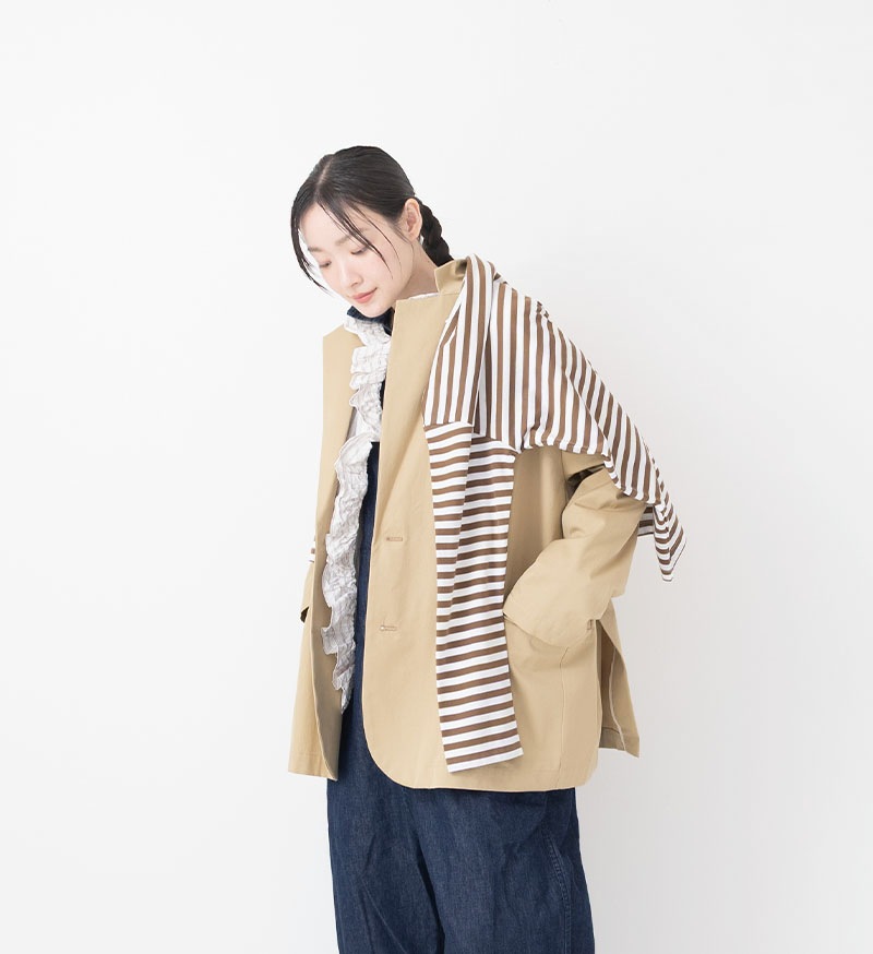 Veritecoeur_Ligne<br>NT-130<br>ボーダーカットソー