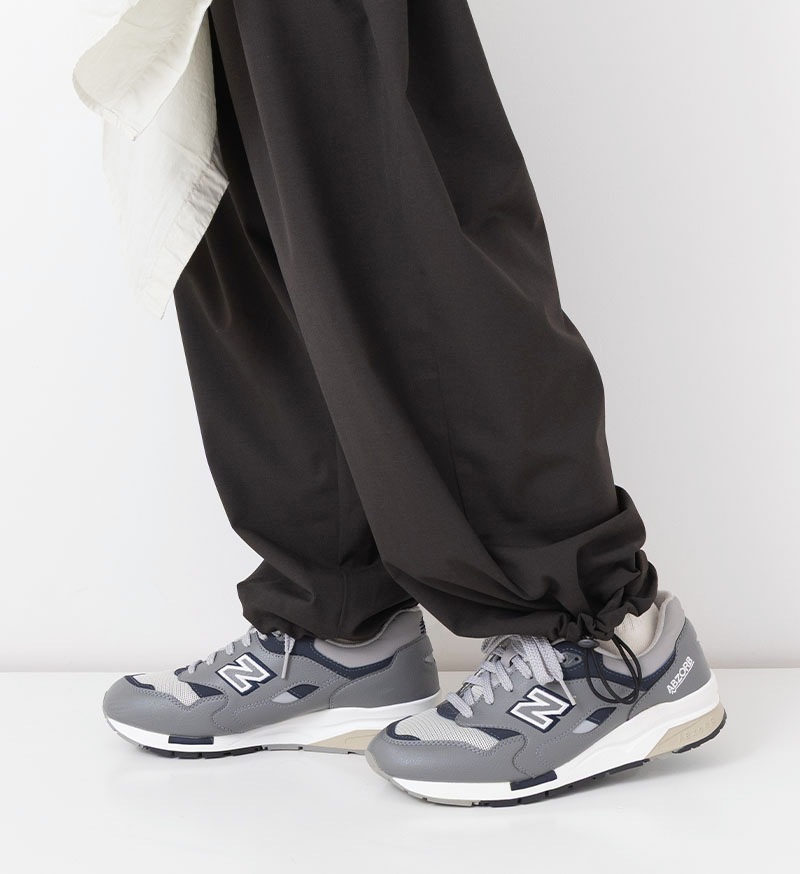 パンツ mdk イージーケア/接触冷感】スマートシャンブレー フルレングス