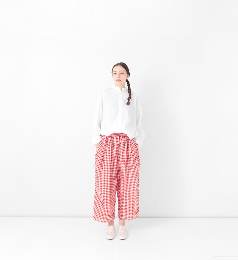 VC-2832<br>ギンガムチェックヨークパンツ