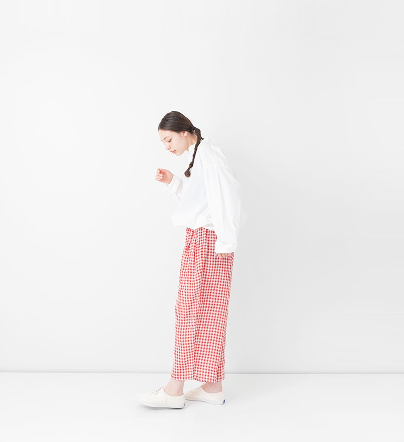 VC-2832<br>ギンガムチェックヨークパンツ
