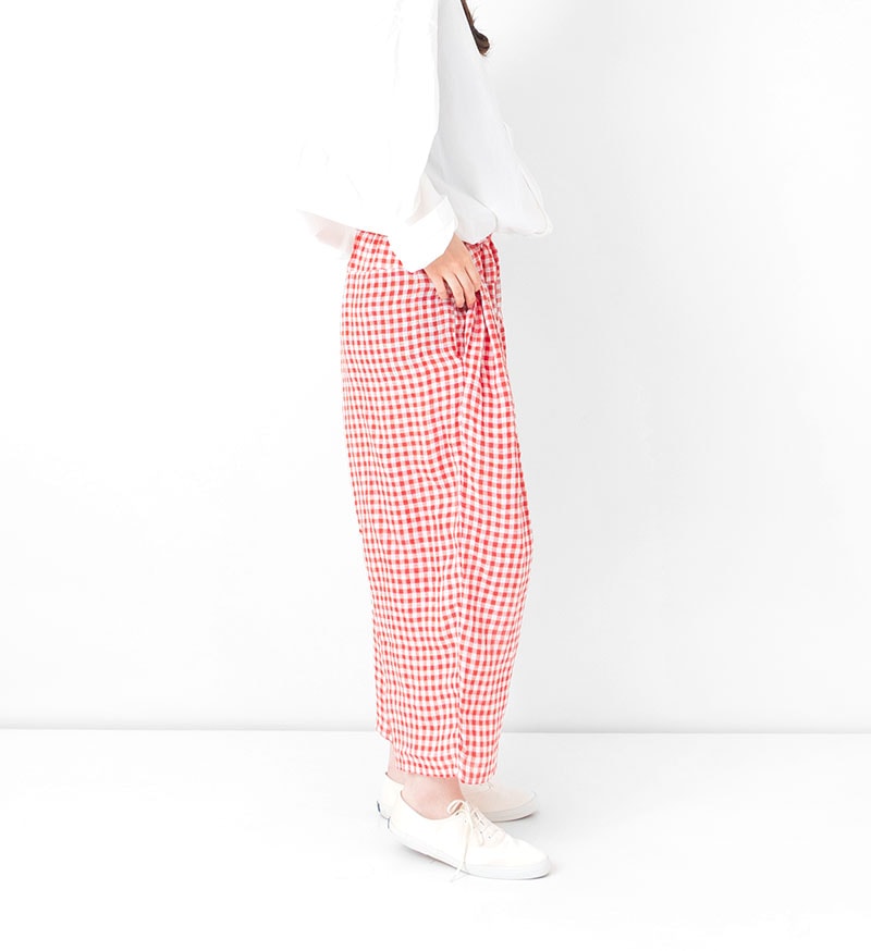 VC-2832<br>ギンガムチェックヨークパンツ