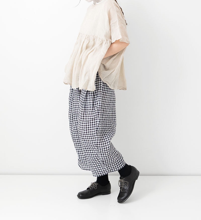VC-2832<br>ギンガムチェックヨークパンツ