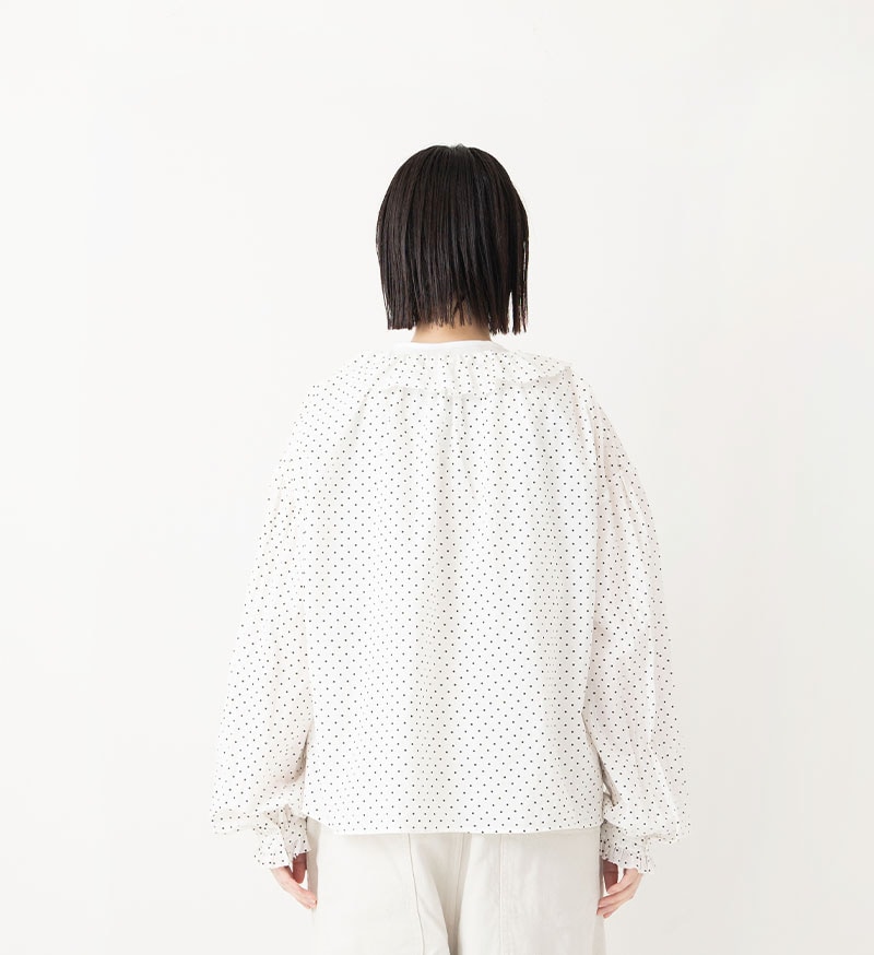 LTD-201<br>ドットフリルブラウス
